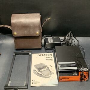 Vtg Telesensory Optacon Model R1D Optical Tactical Reader, Wand & Tracking Aid